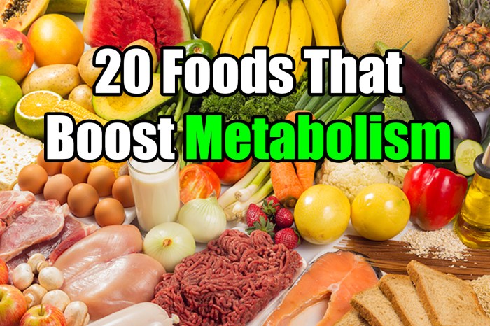 Foods for boosting metabolism