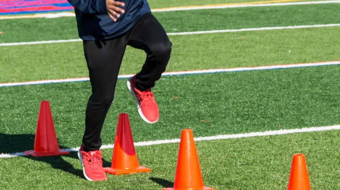 Football speed drills for beginners